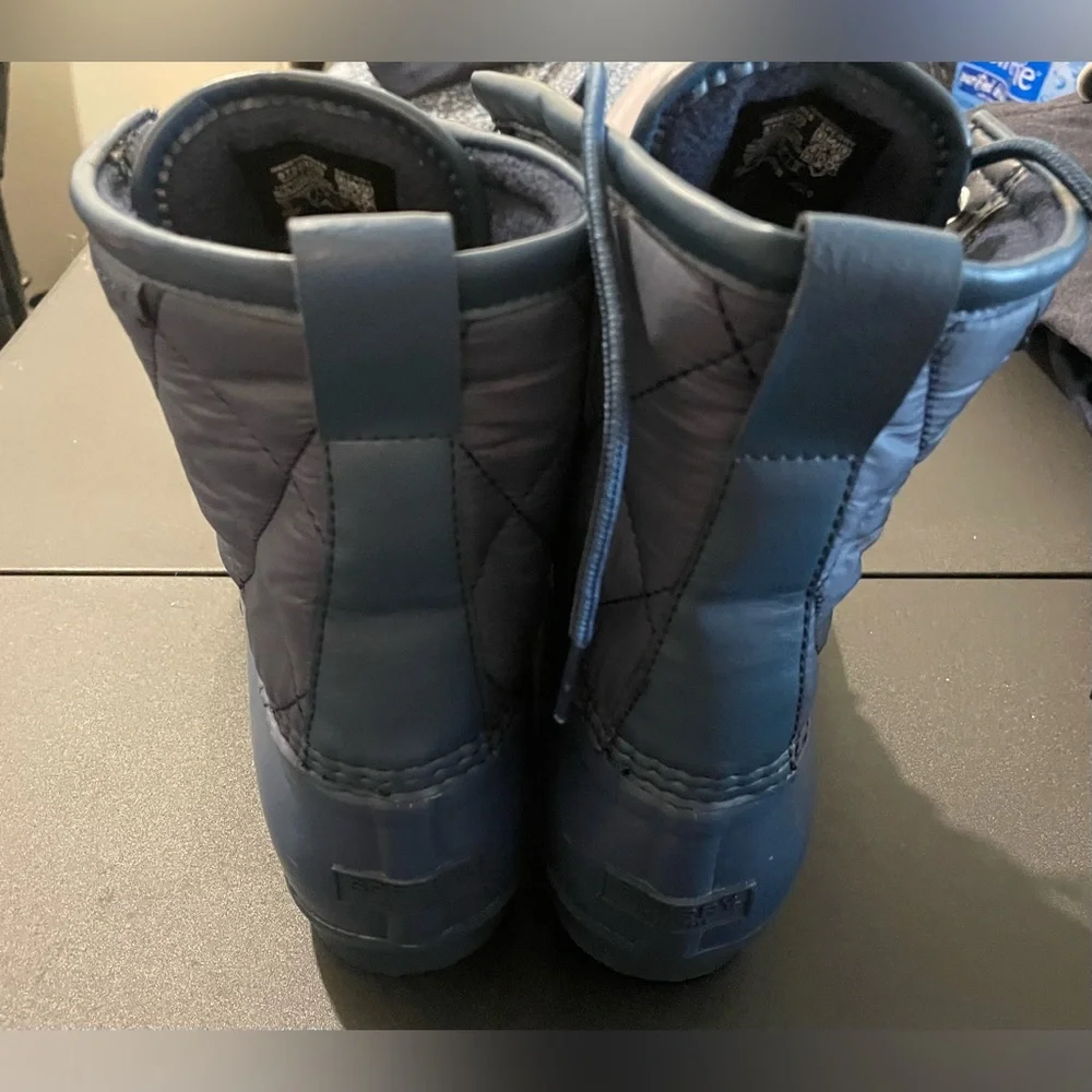 Men’s Navy Blue SPERRY Hightop Rain Boots (Size 10)